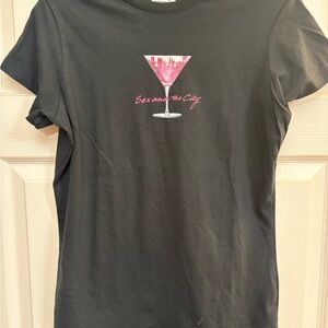 Black "Sex and the City" Graphic T-Shirt - Women's - L - HBO brand